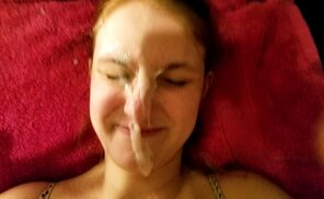 photo amateur amazing web find of wife facial!
