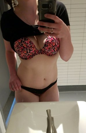amateur pic If you know the secret knock, I'll let you in this private bathroom ;)