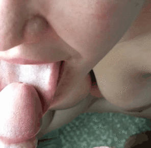 amateur pic He [f]illed my [m]outh, but I didn't waste a drop.