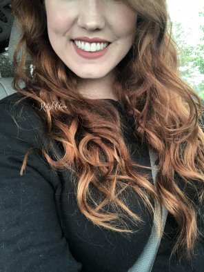 zdjęcie amatorskie Highlights in my ginger hair for summer. What do you think?