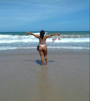 zdjęcie amatorskie Vacation Fun Beach Bikini Beauty 