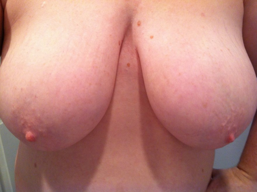 Wifeâ€™s big tits for Titty Thursday. Messages and comments are welcomed.