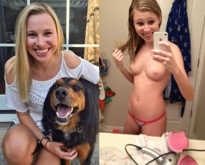 amateur-Foto Dogs and Dimples