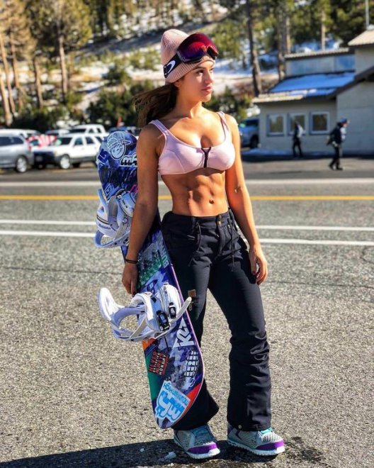 Snowboard Abs nude