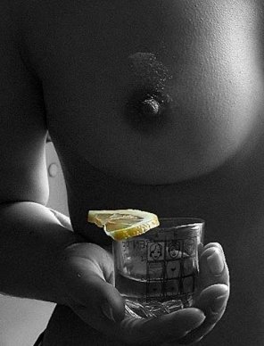 foto amadora Tequila shot.