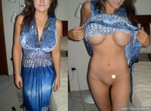 amateur-Foto Blue dress