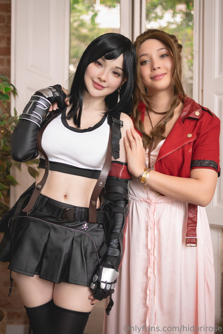 amateur photo Hidori Rose & Virtual Geisha - Tifa & Aerith (2)