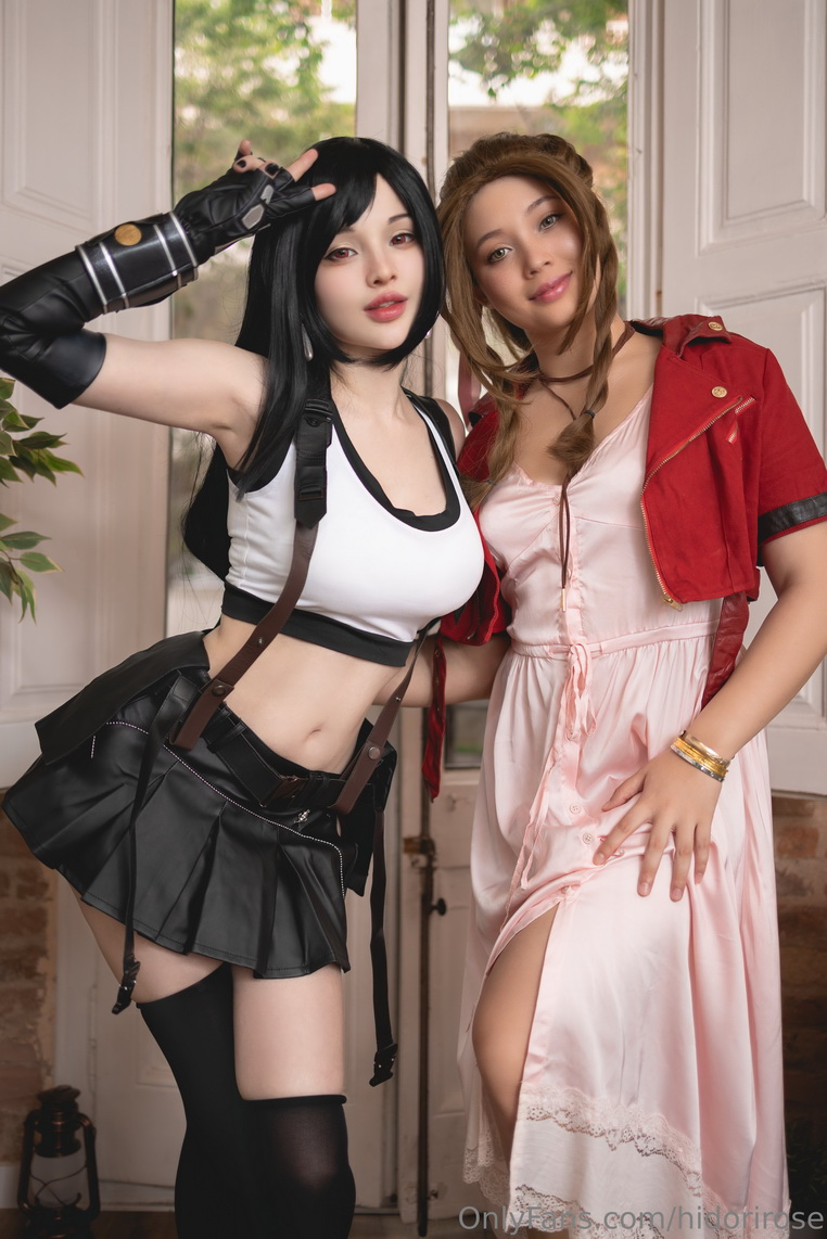 amateur photo Hidori Rose & Virtual Geisha - Tifa & Aerith (3)