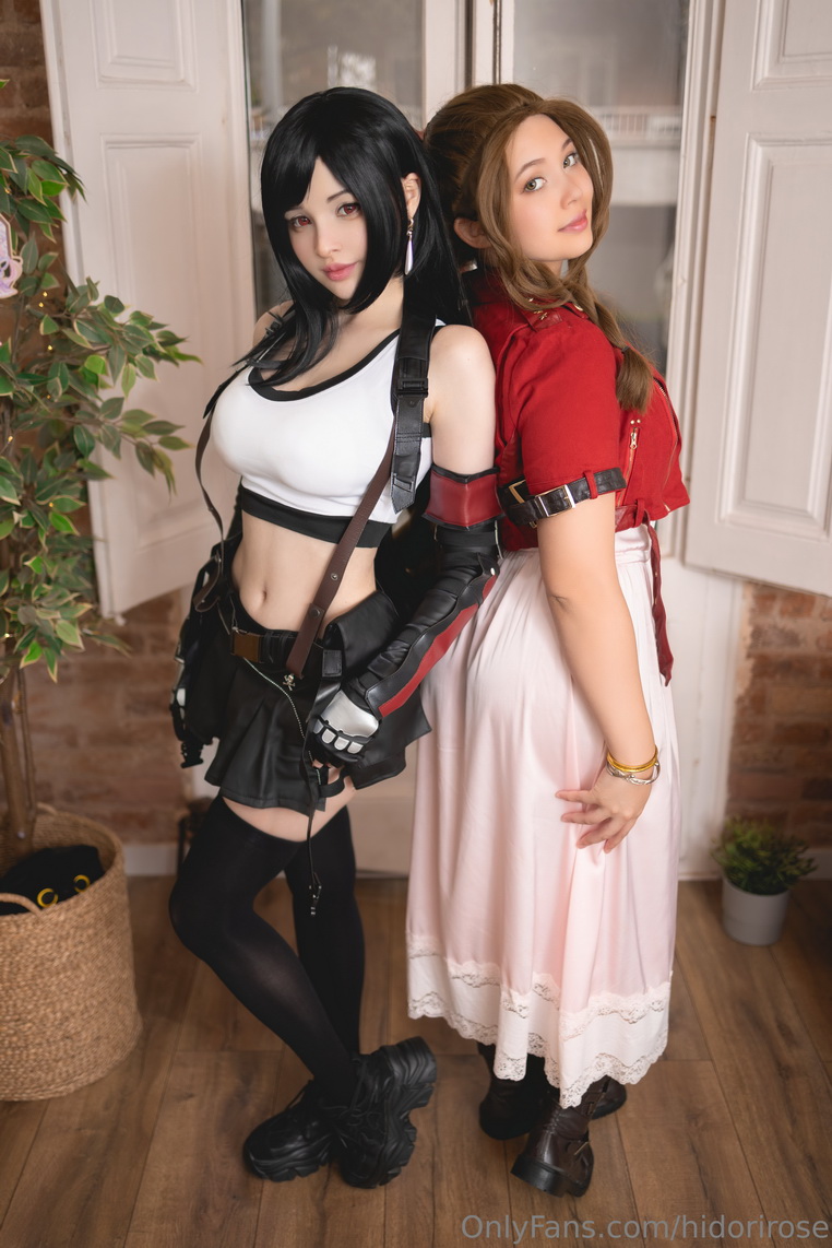 amateur photo Hidori Rose & Virtual Geisha - Tifa & Aerith (4)