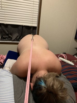 foto amateur Pulled by my hook [F]