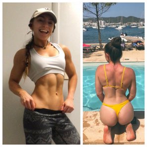 amateur photo At the gym and at the pool