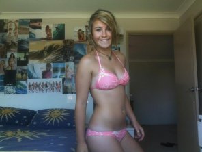 Blonde with a banging body