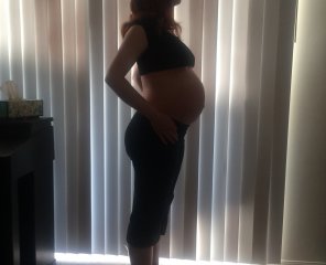 photo amateur Preggo wife 6 months in. I thought she was incredibly sexy like this, she disagrees. Prove her wrong? PMs and Comments Welcome
