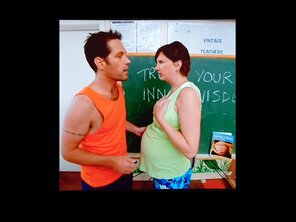 foto amadora Paul Rudd likes the Pregnant Women too 'Reno 911 TV Show' 2004