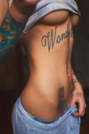 アマチュア写真 Tattoo Back Abdomen Shoulder Stomach 