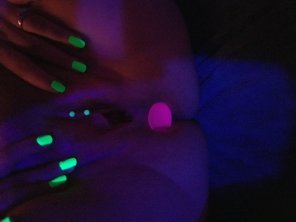 アマチュア写真 Black light fun!