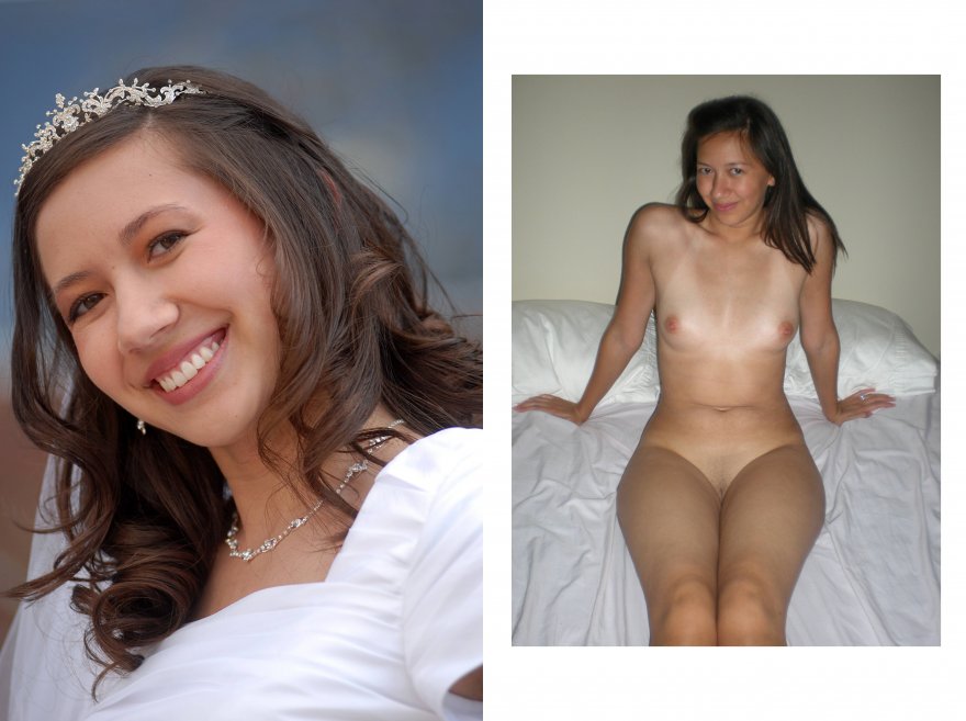 Brunette Bride nude