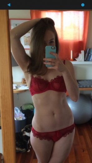 foto amateur Lady in red