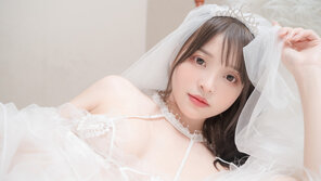 amateur pic Nekokoyoshi (爆机少女喵小吉) - White Flower Wedding (16)