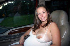 foto amadora pregnant exhibitionist