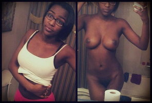 zdjęcie amatorskie black ebony nude and no nude