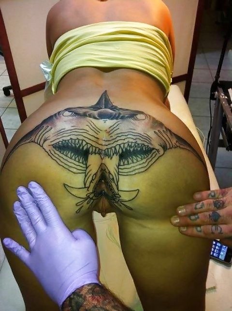 Tattoo ass porn