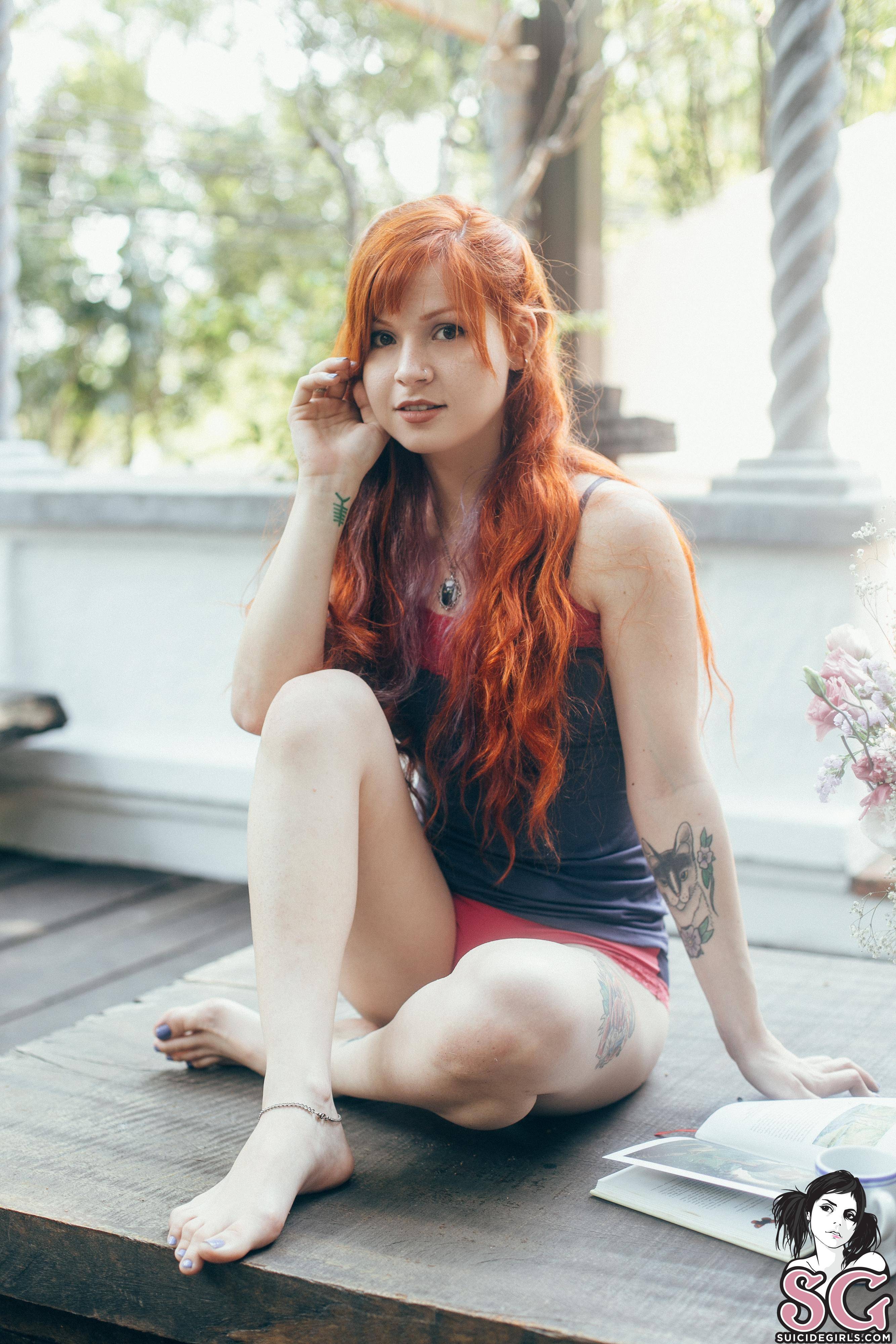 Redhead Suicide Girl Sunrider With Anklet Porn Pic Eporner