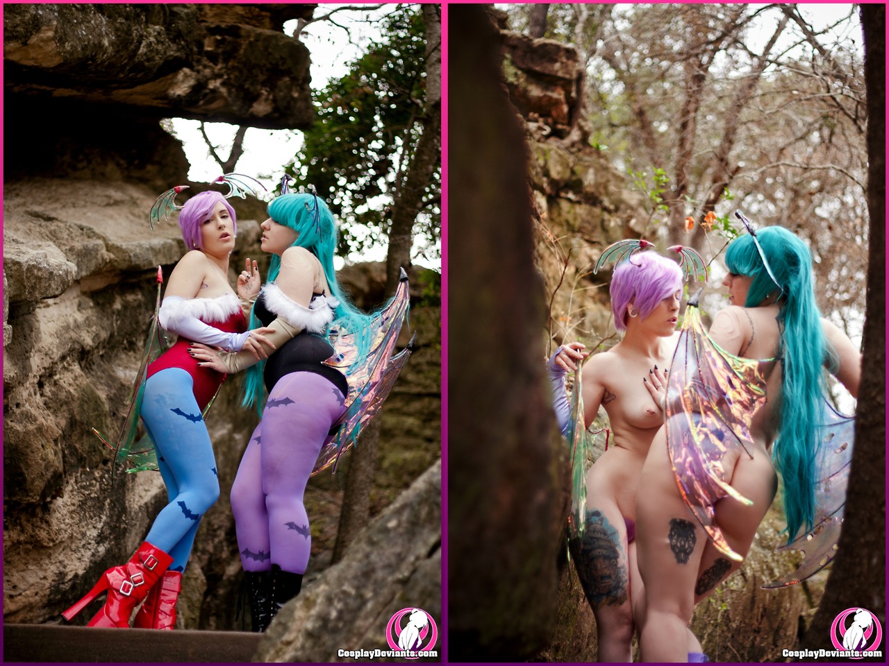 [darkstalkers] Lilith And Morrigan Porn Photo Eporner