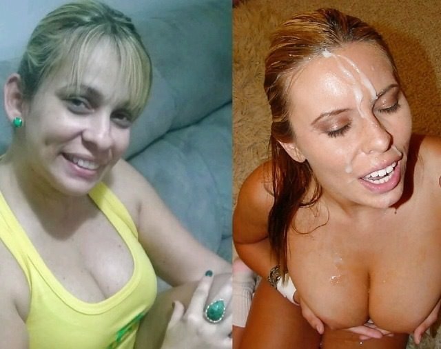 Before And After Cum Shot