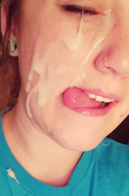 A Big Beautiful Cum Facial After A Good Cock Sucking Whos Next Porn