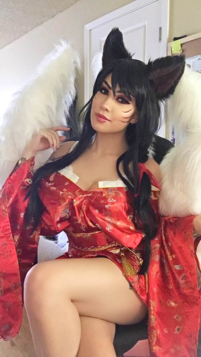 Ahri From League Of Legends Cosplay By Felicia Vox Porn