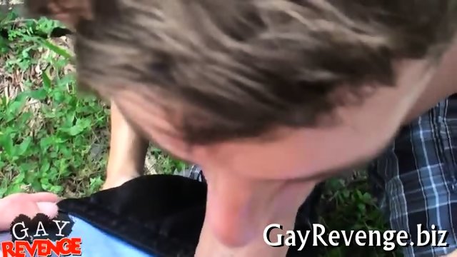 Gay sucks cock licks balls