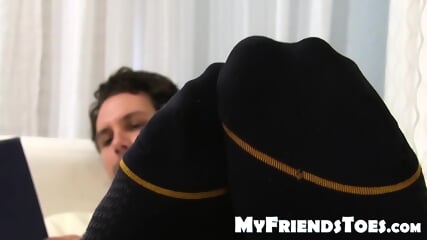 Hunky Gentleman Jet Massages His Own Sexy Feet