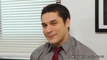 Gay Rimjob And Anal Sex In The Office During Working Time