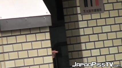 Cute Japanese Chicks Secretly Recorded Peeing In A Toilet