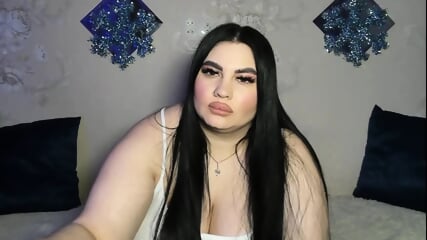 Huge Natural Boobs BBW Latina Babe Solo Webcam Show