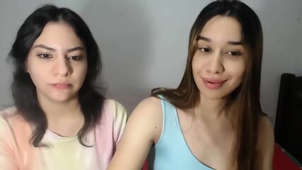 Petite Latina Teen Lesbians Webcam Teasing And Masturbating