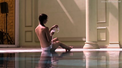 Russian Tiny Pornstar Irina Russaka Swimming Nude