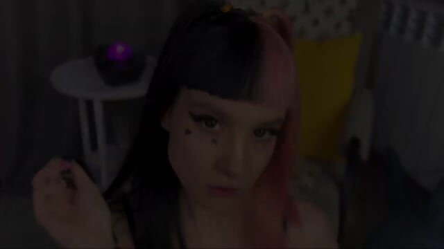 Gave hot emo girl deepthroat and fucked her with gag in her mouth 4K