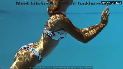 Horny Hungarian Tight Pussy On Camera By The Pool