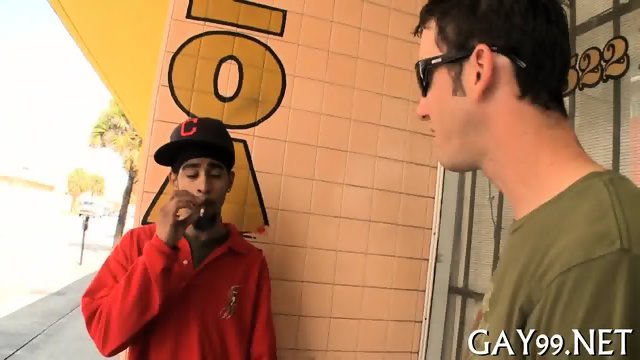 Gay sucks two big rods