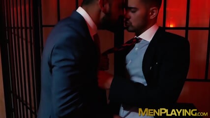 Executive Makes Out With Partner Before Hammering His Ass