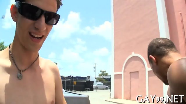 Black & white gay fucking