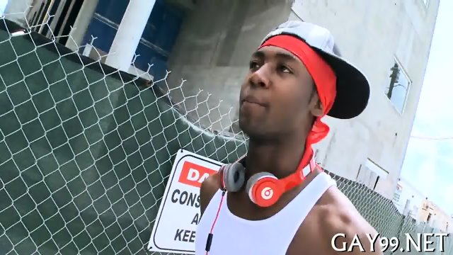 Black and white gay sex