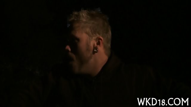 Man kisses sexual girlie