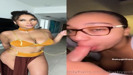 BabyGirlHazel Sucks Cock In The Stairs