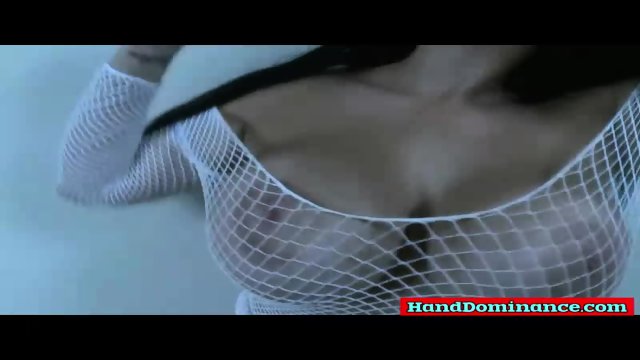 Girls fucks her own pussy.