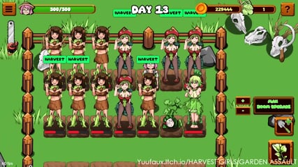 HARVEST GIRLS:GARDEN ASSAULT (DAY 13-15)