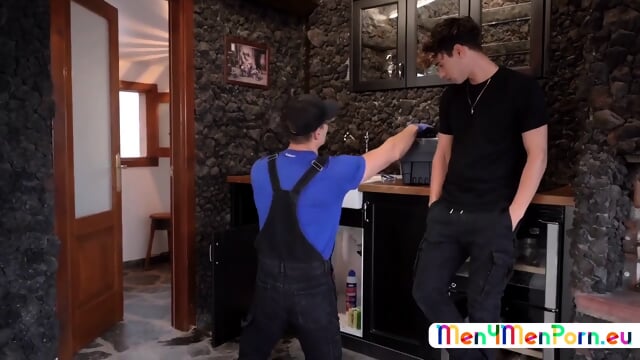 The Sexy Plumber – My Cock Going Hard