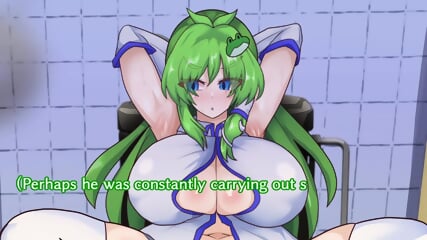 Sanae-fighting-something-english-text-black-burakku_480p